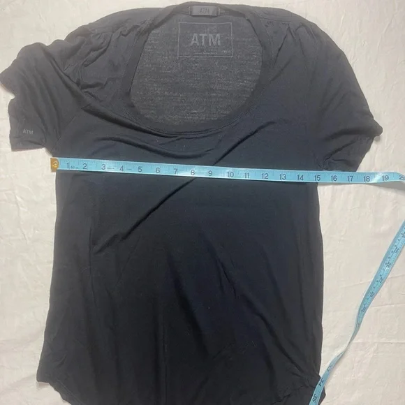 ATM Anthony Thomas Melillo Charcoal Tee - Picture 5 of 7